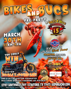 promotion for Republic Harley-Davidson Pre-Party on March 30, 2024